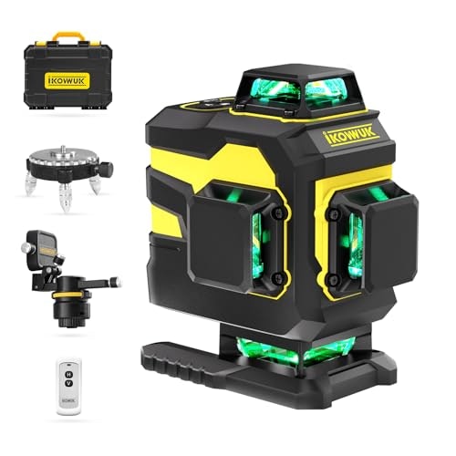 Ikovwuk 4x360° 16-Line Self-Leveling Laser Level Kit: $119.98 Ikovwuk 4x360° 16-Line Self-Leveling Laser Level Kit: $119.98