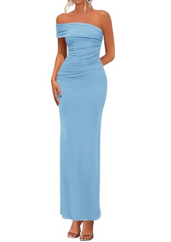 Prettygarden Women's Off-Shoulder Dress: $42.48 Prettygarden Women's Off-Shoulder Dress: $42.48