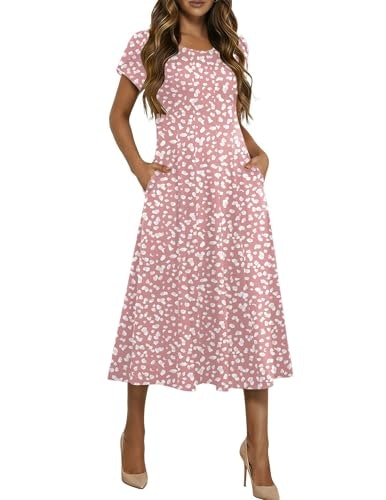 Hotouch Women's Polka Dot A-Line Flare Dress: $24.97 Hotouch Women's Polka Dot A-Line Flare Dress: $24.97