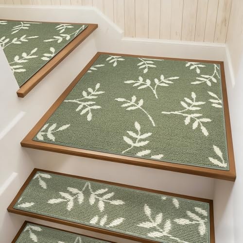 Tanvill Non-Slip Indoor Wooden Stair Treads: $28.89 Tanvill Non-Slip Indoor Wooden Stair Treads: $28.89