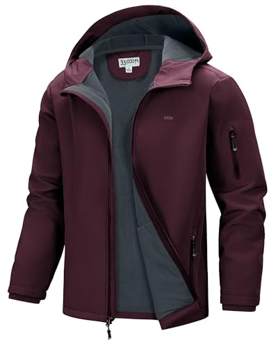 33,000ft Men's Hooded Softshell Jacket: $51.99