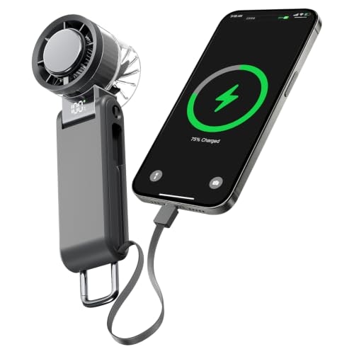 Muxnw 4,000mAh Portable Handheld Turbo Fan: $9.99