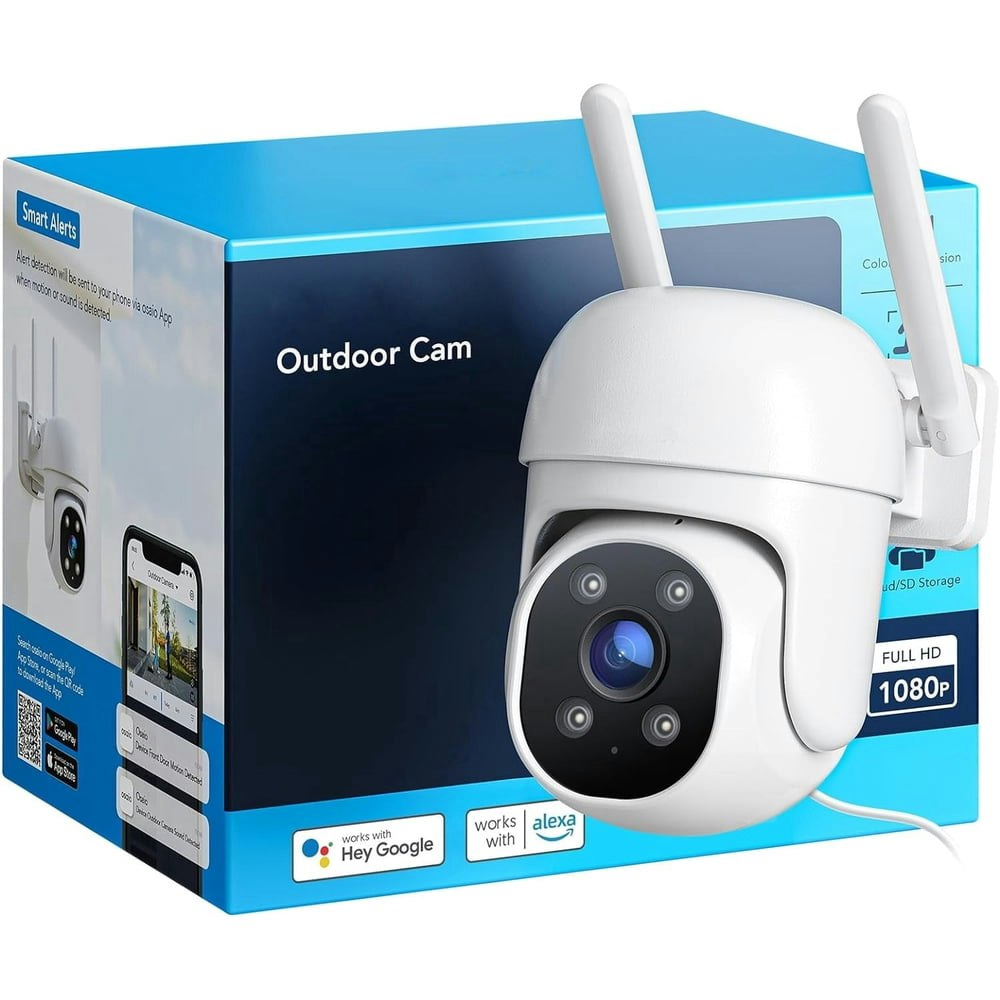 1080p 360° PTZ Outdoor WiFi Security Camera: $14.24 1080p 360° PTZ Outdoor WiFi Security Camera: $14.24