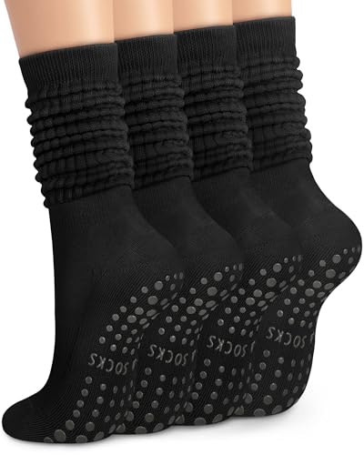 YSense Slouchy Pilates Grip Socks 4-Pack: $9.98 YSense Slouchy Pilates Grip Socks 4-Pack: $9.98