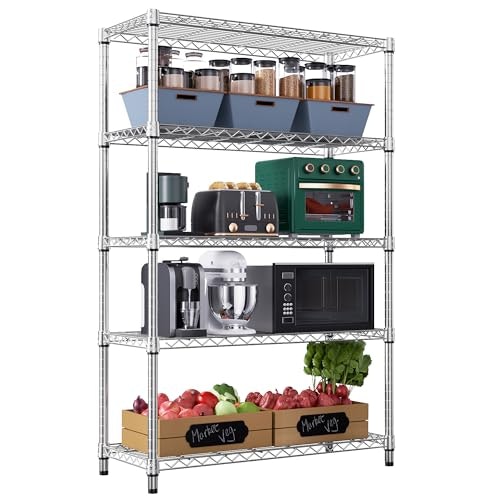 MZG 1,750-Pound 5-Tier Steel Utility Storage Shelving Unit: $120.78 MZG 1,750-Pound 5-Tier Steel Utility Storage Shelving Unit: $120.78