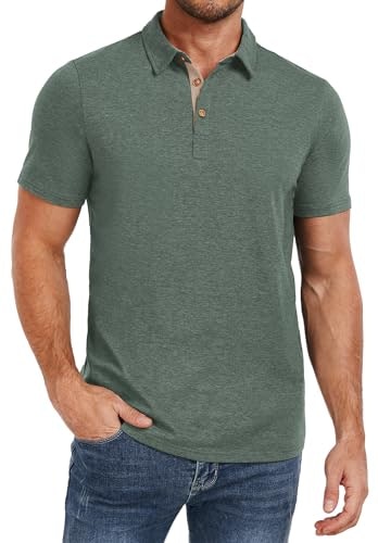Pegeno Men's Short Sleeve Polo Shirt: $17.99 Pegeno Men's Short Sleeve Polo Shirt: $17.99