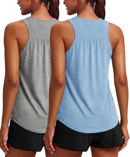 Pinspark Women's Sleeveless Athletic Tank Top 2-Pack: $14.24 Pinspark Women's Sleeveless Athletic Tank Top 2-Pack: $14.24