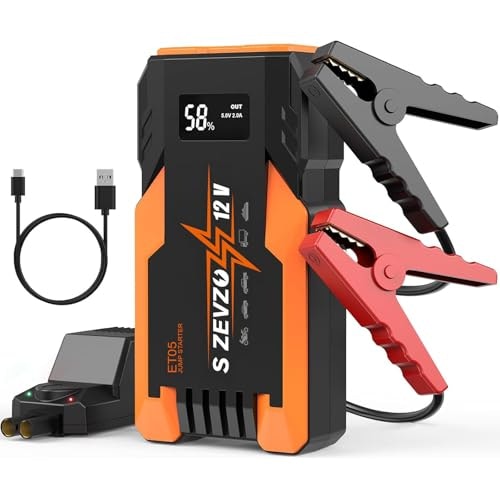 Zevzo 3,000A Portable Car Jump Starter: $37.97 Zevzo 3,000A Portable Car Jump Starter: $37.97