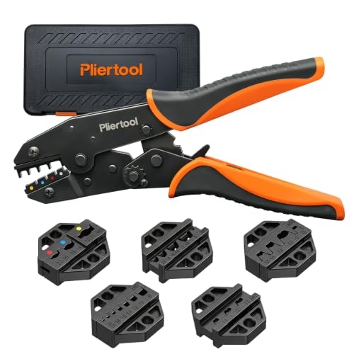 Pliertool 6-Piece Ratcheting Wire Crimping Tool Set: $30.59 Pliertool 6-Piece Ratcheting Wire Crimping Tool Set: $30.59