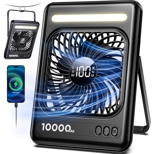 10,000mAh Portable Travel Fan: $26.34 10,000mAh Portable Travel Fan: $26.34