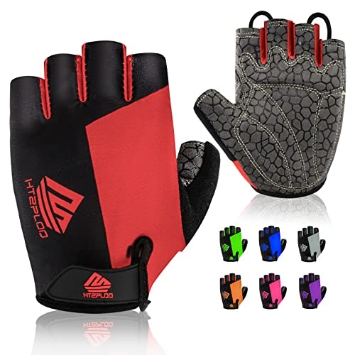 Htzploo Half-Finger Cycling Gloves: $16.98