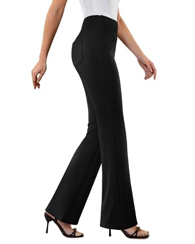 Dlooda Women's Stretchy Flare Dress Pants: $16.99 Dlooda Women's Stretchy Flare Dress Pants: $16.99