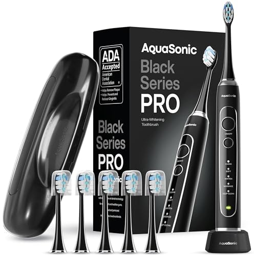 Aquasonic Black Series Pro Electric Toothbrush 6-Pack: $49.95 Aquasonic Black Series Pro Electric Toothbrush 6-Pack: $49.95