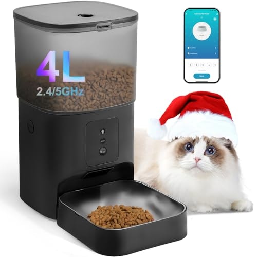 Andoll 4L WiFi Automatic Cat Feeder: $55.24