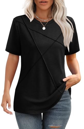 Women's Plus Size Short Sleeve Crewneck Tunic T-Shirt: $6.99 Women's Plus Size Short Sleeve Crewneck Tunic T-Shirt: $6.99