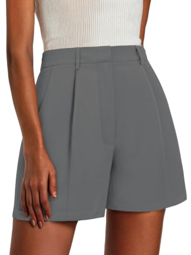 Feiersi Women's Elastic Waist Tailored Dressy Casual Shorts: $16.99 Feiersi Women's Elastic Waist Tailored Dressy Casual Shorts: $16.99