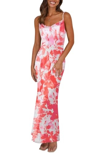 Prettygarden Women's Floral Mesh Bodycon Maxi Dress: $16.99
