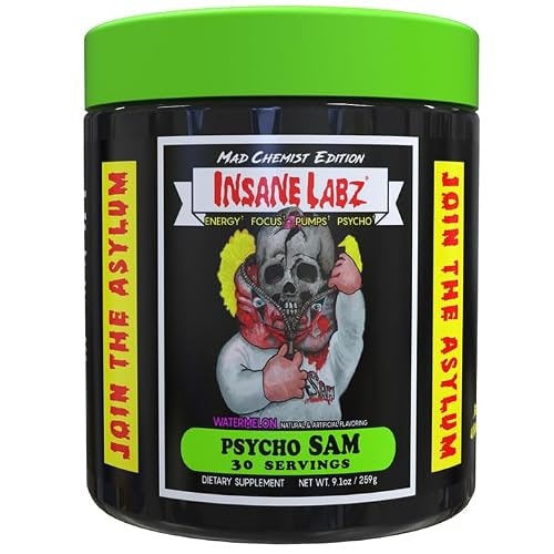 Insane Labz Psycho Sam High Stimulant Pre Workout Powder 30-Serving: $14.95 Insane Labz Psycho Sam High Stimulant Pre Workout Powder 30-Serving: $14.95