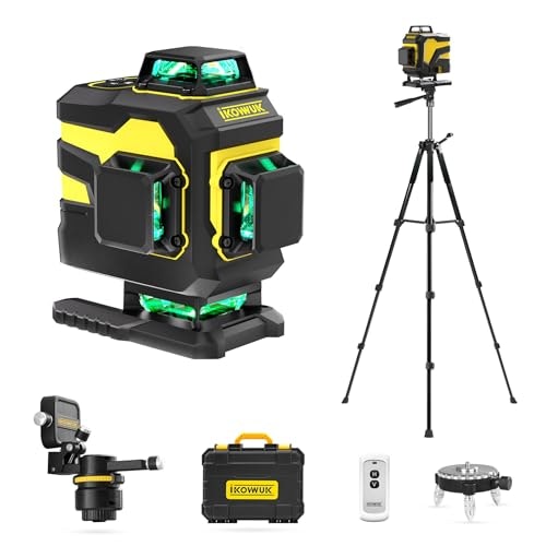 Ikovwuk 4x360-Degree 16-Line Laser Level Kit with Tripod: $159.96 Ikovwuk 4x360-Degree 16-Line Laser Level Kit with Tripod: $159.96