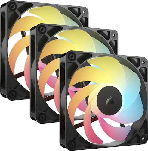 Corsair RS120-R ARGB 120mm PWM Reverse Case Fans 3-Pack for $35 + free shipping