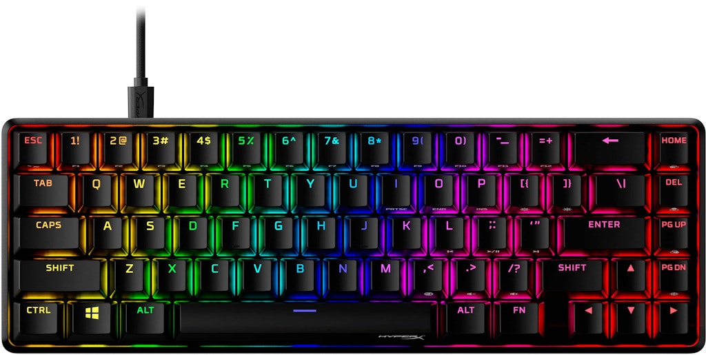 HyperX Alloy Origins 65% Compact Wired Mechanical Gaming Keyboard: $64.99
