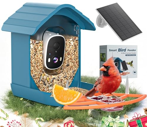 Smart Bird Feeder with Solar Camera: $33.99 Smart Bird Feeder with Solar Camera: $33.99