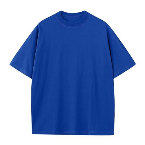 Men's Oversized Heavyweight Crewneck T-Shirt: $12.74