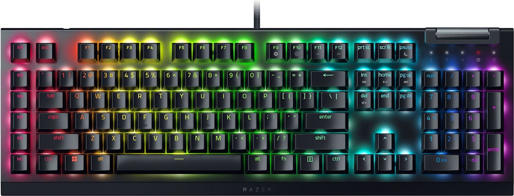 Razer BlackWidow V4 X Wired Mechanical Gaming Keyboard: $99.99