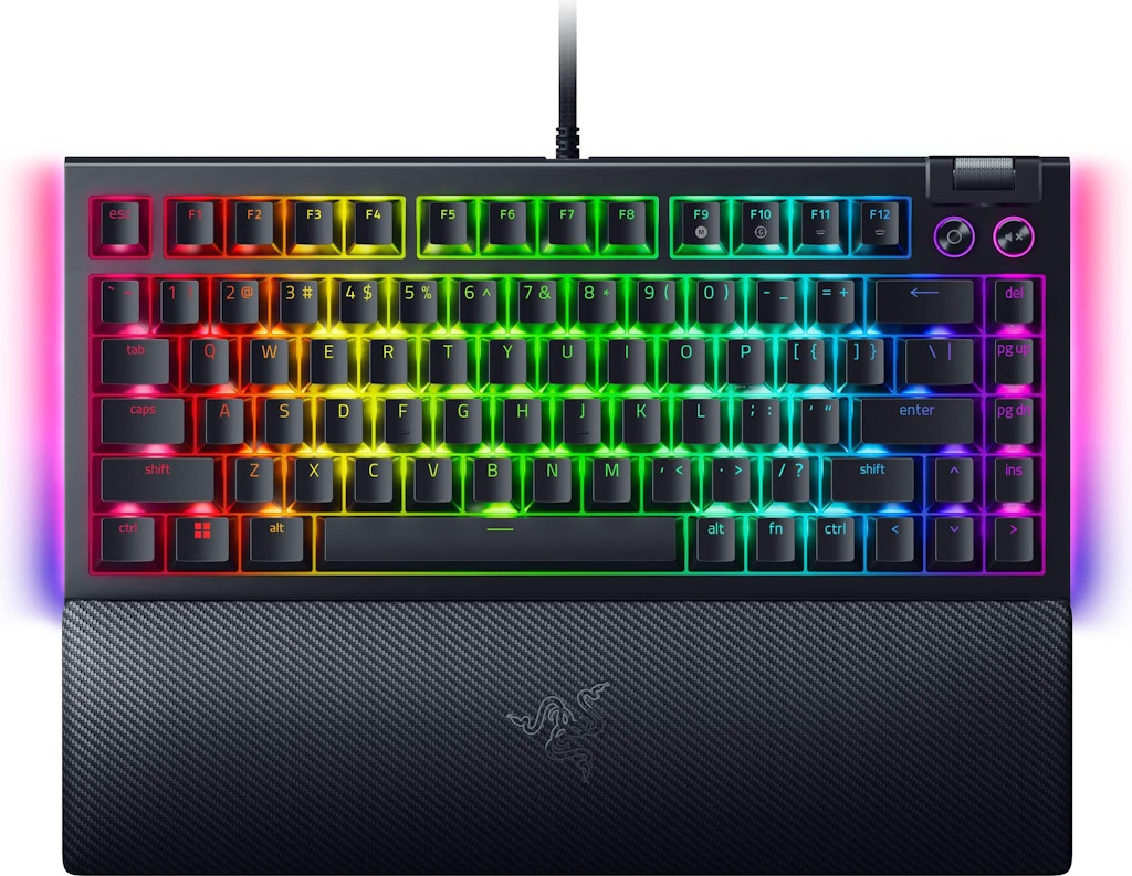 Razer BlackWidow V4 75% Wired Mechanical Gaming Keyboard: $129.99 Razer BlackWidow V4 75% Wired Mechanical Gaming Keyboard: $129.99