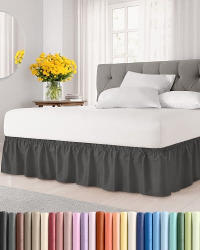 Twin Bed Wrap-Around Dust Ruffle Bed Skirt: $21.24 Twin Bed Wrap-Around Dust Ruffle Bed Skirt: $21.24