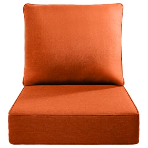 Actrest 6-Inch Outdoor Patio Chair Cushion Set: $108.37