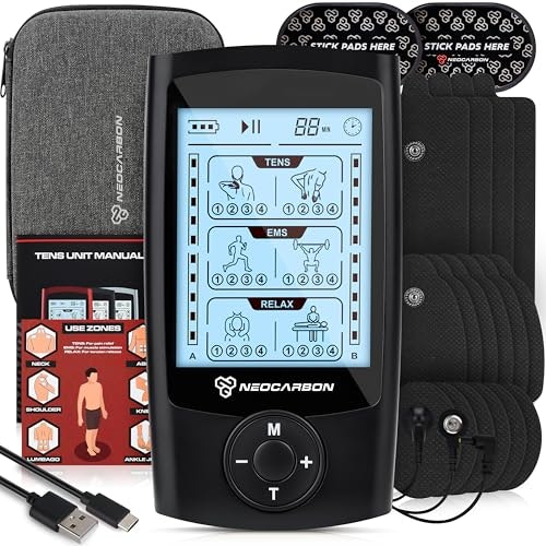 Neocarbon TENS Unit Muscle Stimulator: $44.90