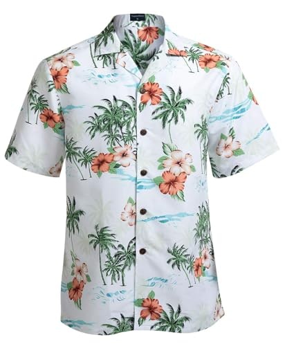 Men's Floral Short Sleeve Regular Fit Shirt: $9.98