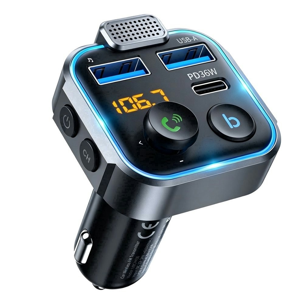 54W Bluetooth 5.3 FM Transmitter Car Adapter: $16.19 54W Bluetooth 5.3 FM Transmitter Car Adapter: $16.19