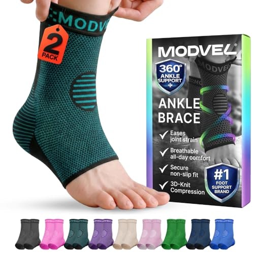 Modvel Foot and Ankle Compression Sleeve: $16.93