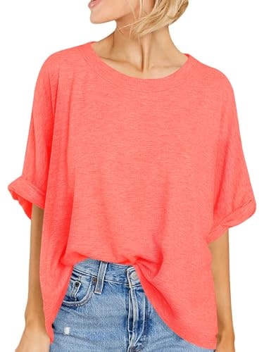 Women's Oversized Short Sleeve T-Shirt: $11.96