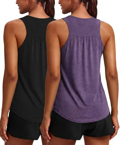 Pinspark Women's Racerback Athletic Tank Top 2-Pack: $12.74 Pinspark Women's Racerback Athletic Tank Top 2-Pack: $12.74