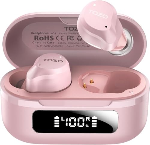 Tozo NC9 Hybrid Active Noise Cancelling Wireless Earbuds: $29.99 Tozo NC9 Hybrid Active Noise Cancelling Wireless Earbuds: $29.99