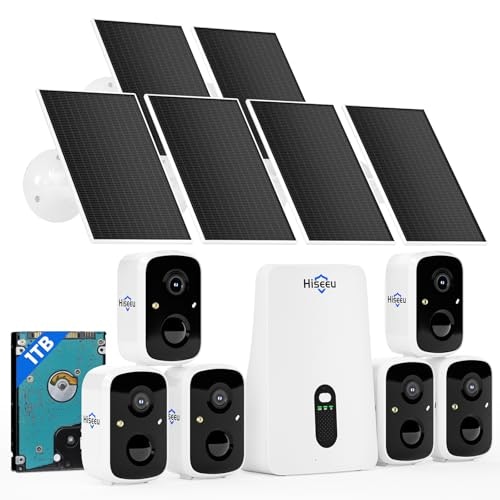 Hiseeu Wireless Solar Outdoor Security Camera System w/ 1TB HDD: $254.99 Hiseeu Wireless Solar Outdoor Security Camera System w/ 1TB HDD: $254.99