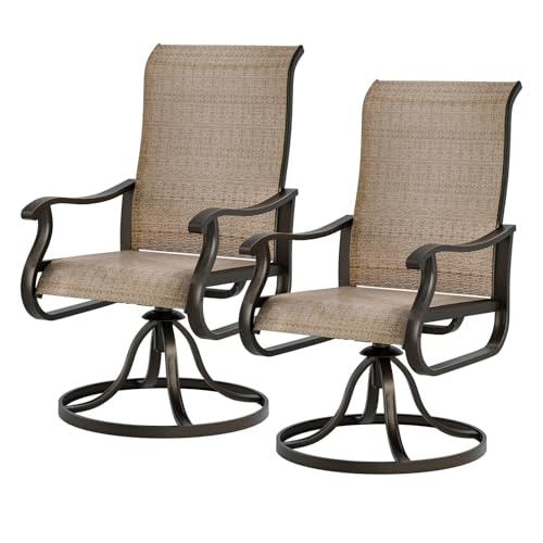 Udpatio Patio Swivel Dining Chairs 2-Pack: $169.99
