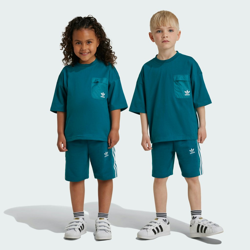 Adidas Adicolor Shorts and Tee Set 2XS: $36 Adidas Adicolor Shorts and Tee Set 2XS: $36