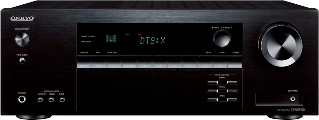 Onkyo TX-NR5100 80W 7.2-Channel Home Theater and Gaming AV Receiver: $699.99 Onkyo TX-NR5100 80W 7.2-Channel Home Theater and Gaming AV Receiver: $699.99