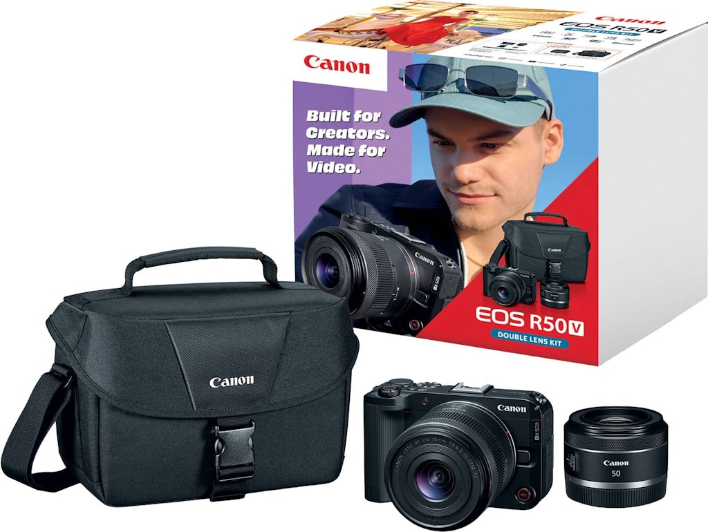 Canon EOS R50 Mirrorless Camera Double Lens Kit: $1,139.99