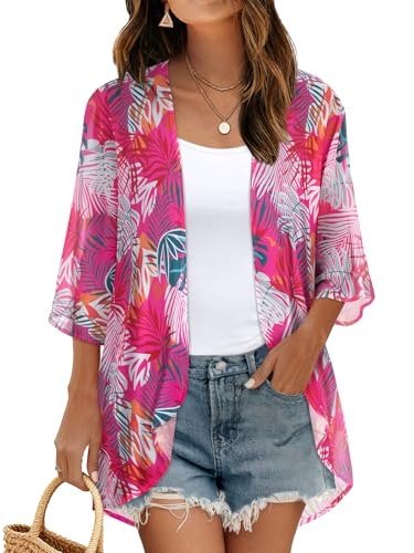Women's Floral Kimono Cardigan Cover Up: $11.99 Women's Floral Kimono Cardigan Cover Up: $11.99