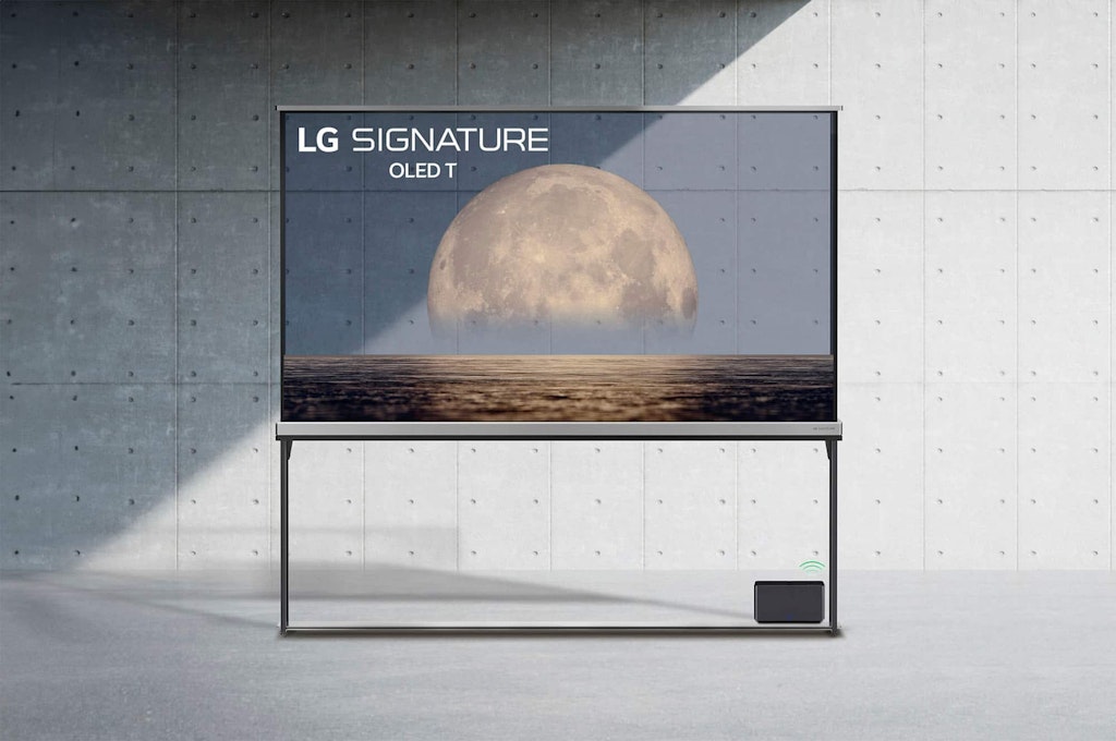 LG Signature OLED T 77" 4K HDR OLED Smart TV: $59,999.99 LG Signature OLED T 77" 4K HDR OLED Smart TV: $59,999.99