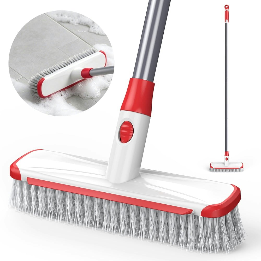 Ilavclean Floor Scrub Brush with Squeegee: $13.96 Ilavclean Floor Scrub Brush with Squeegee: $13.96