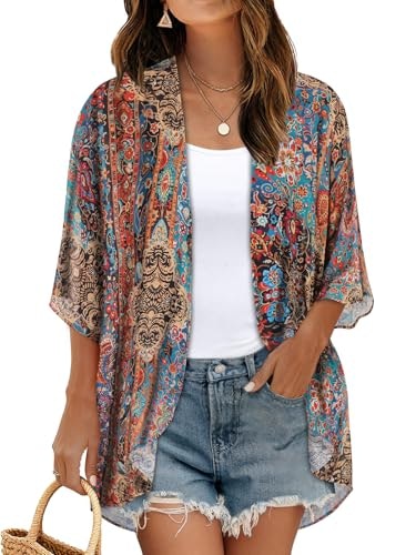 Women's Floral Kimono Cardigan: $14.39 Women's Floral Kimono Cardigan: $14.39