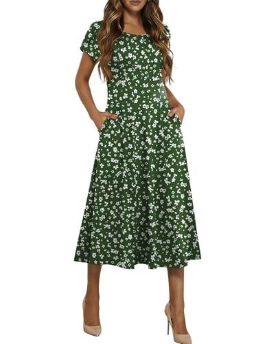 Hotouch Women's Floral Midi Dress: $26.97 Hotouch Women's Floral Midi Dress: $26.97