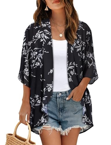 Women's Floral Kimono Cardigan Cover Up: $14.44 Women's Floral Kimono Cardigan Cover Up: $14.44