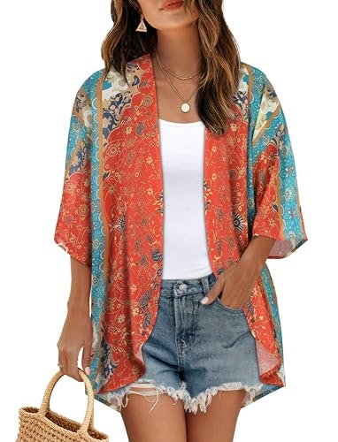 Women's Floral Kimono Cardigan 3XL: $14.95 Women's Floral Kimono Cardigan 3XL: $14.95